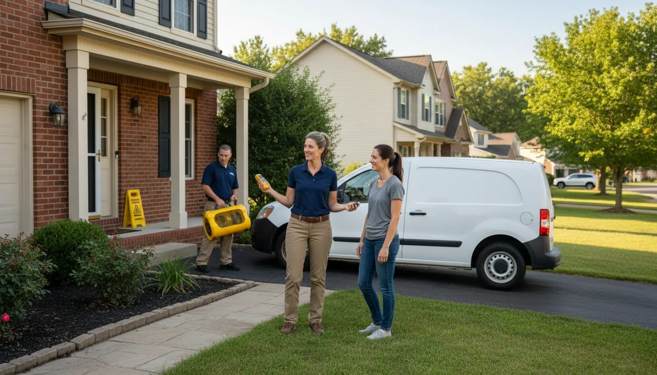 Water restoration image for Dehumidification And Cleanup Services in Cold Spring, MN